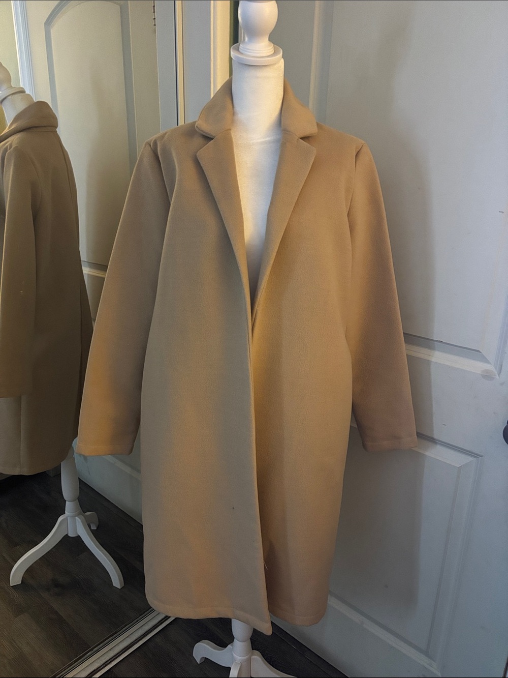 Forever 21 Classic Camel Wool Coat